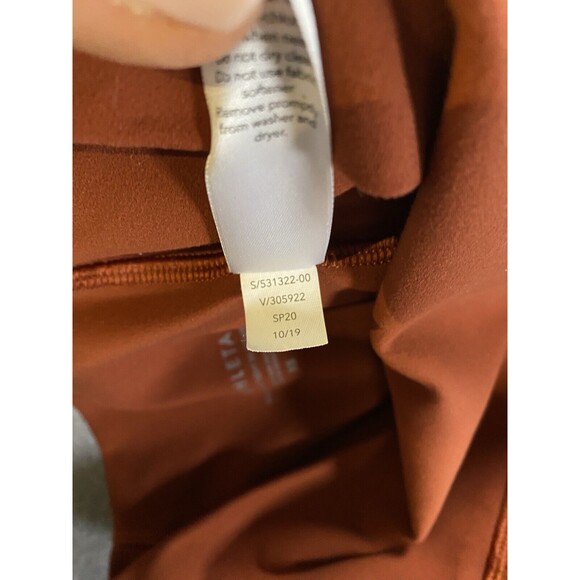 Athleta Womens Salutation Stash Pocket Leggings Burnt Orange Size XS - Picture 5 of 7